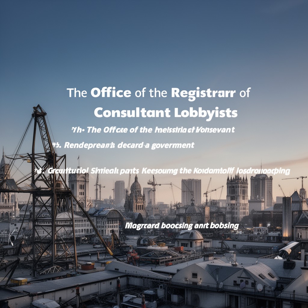 AI-generated illustration of Office of the Registrar of Consultant Lobbyists