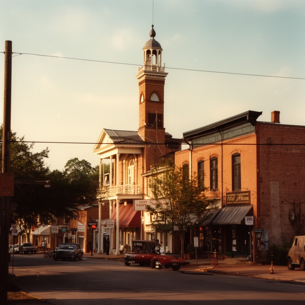 AI-generated illustration of Newnan, Georgia