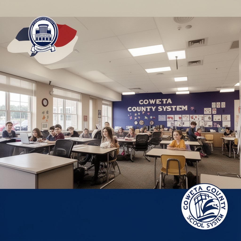 AI-generated illustration of Coweta County School System