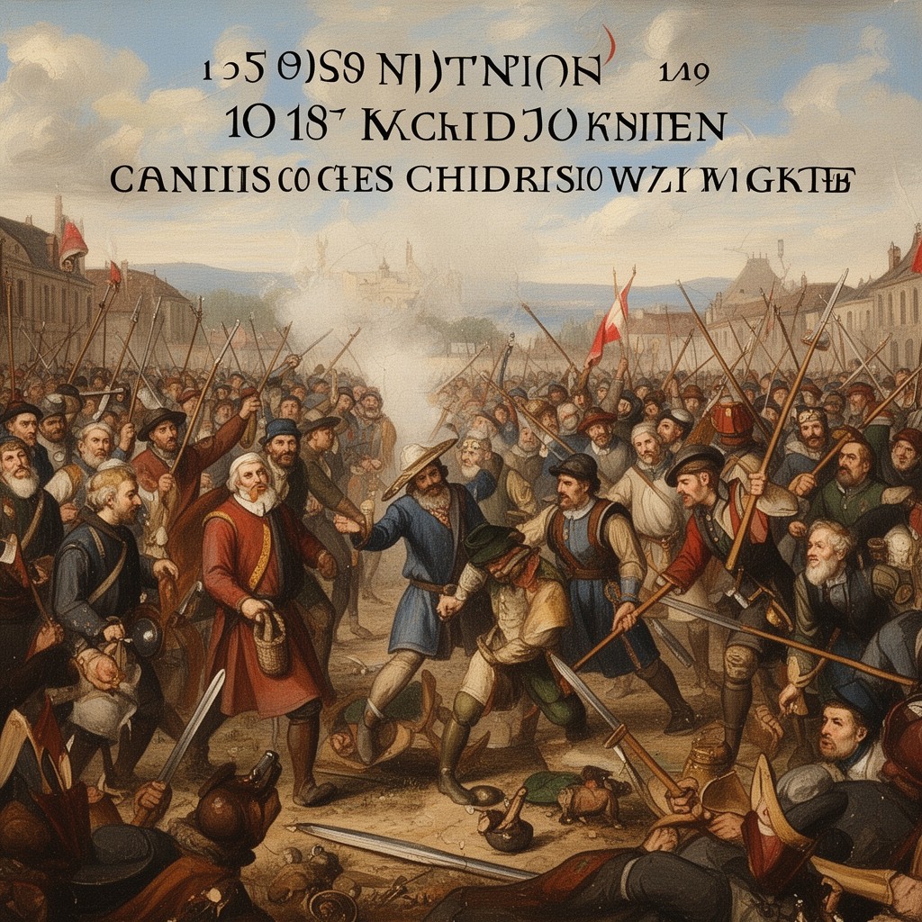 AI-generated illustration of Second War of Kappel