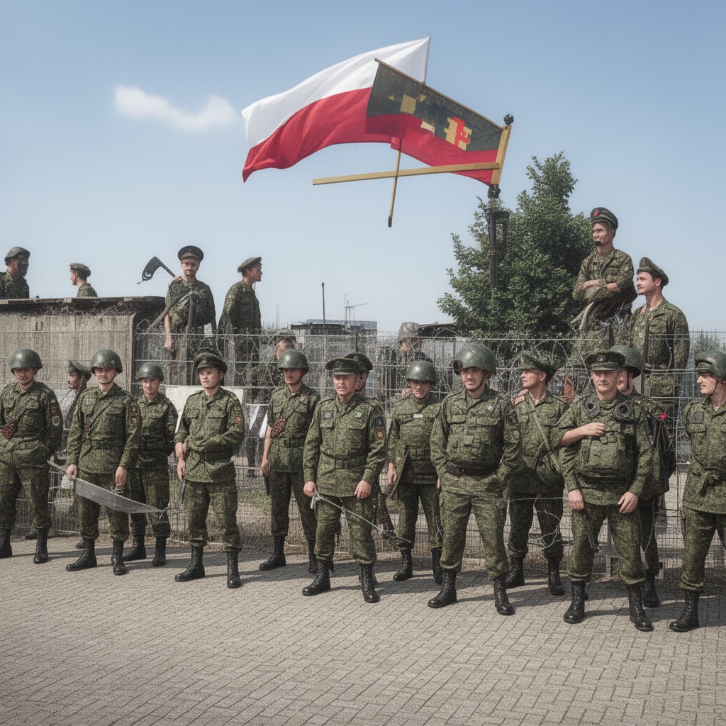 AI-generated illustration of Border Protection Troops