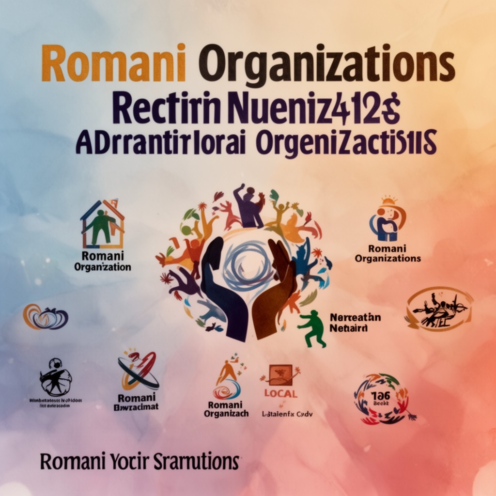 AI-generated illustration of Romani organizations
