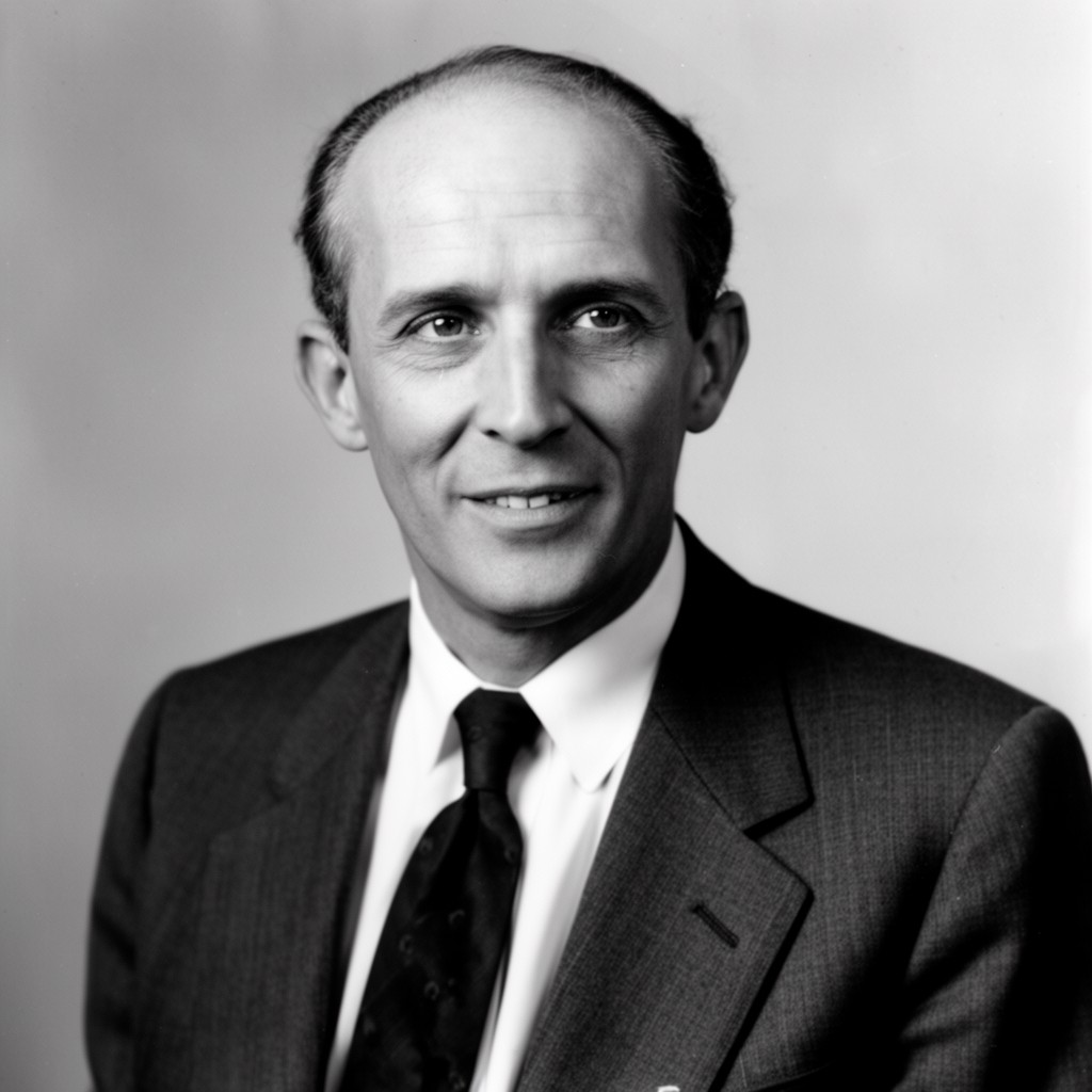 AI-generated illustration of J. C. R. Licklider
