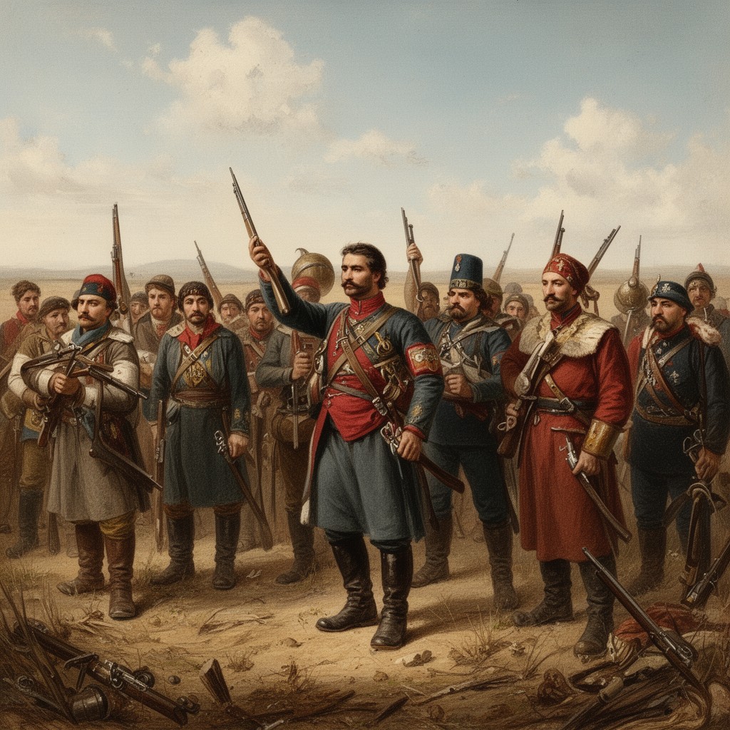 AI-generated illustration of Cossacks