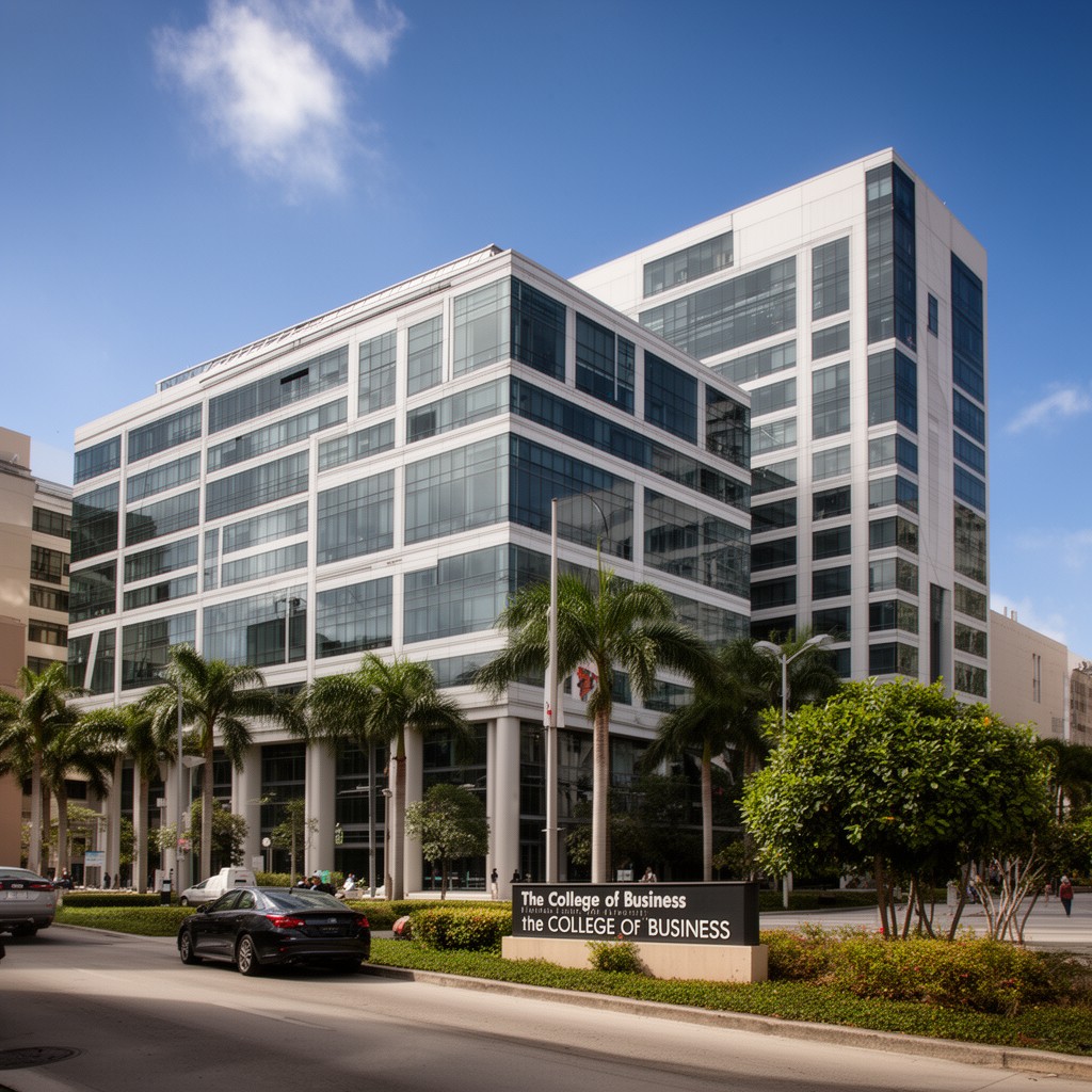 AI-generated illustration of College of Business