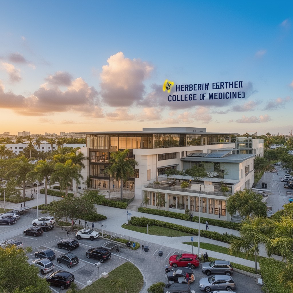 AI-generated illustration of Herbert Wertheim College of Medicine