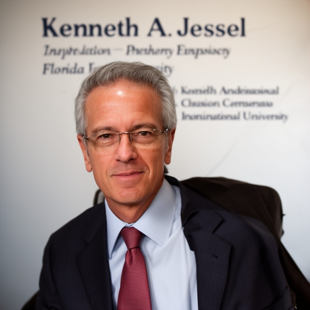 AI-generated illustration of Kenneth A. Jessell