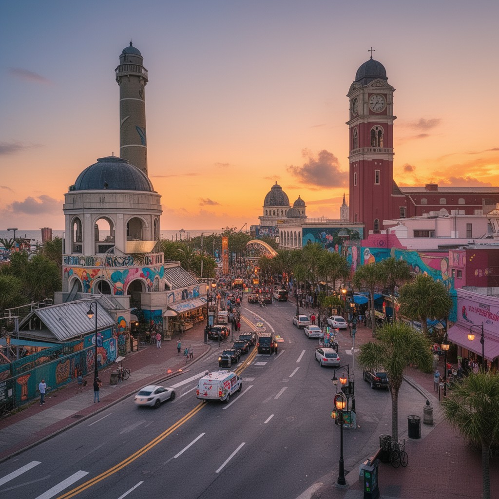 AI-generated illustration of St. Petersburg, Florida