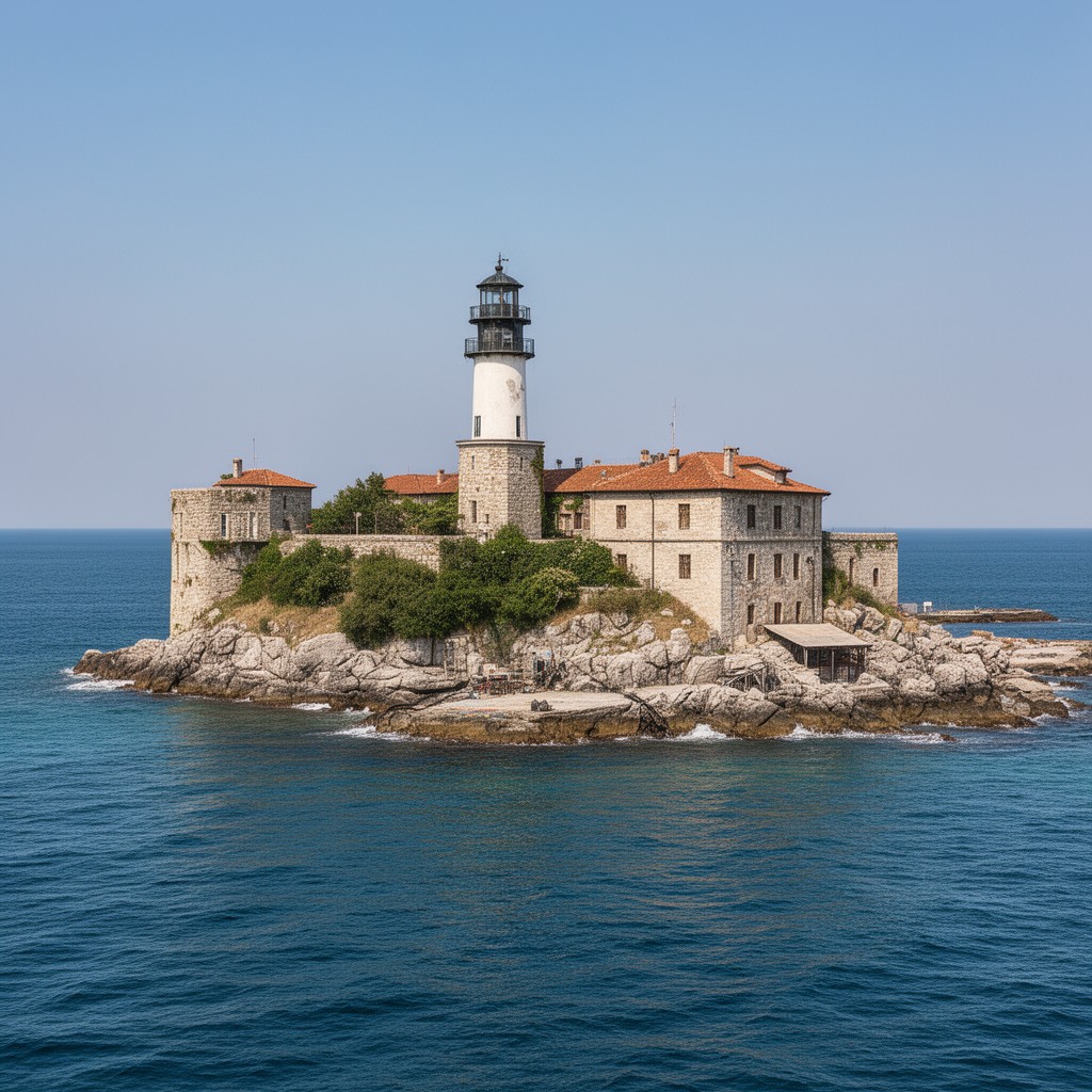 AI-generated illustration of St. Anastasia Island