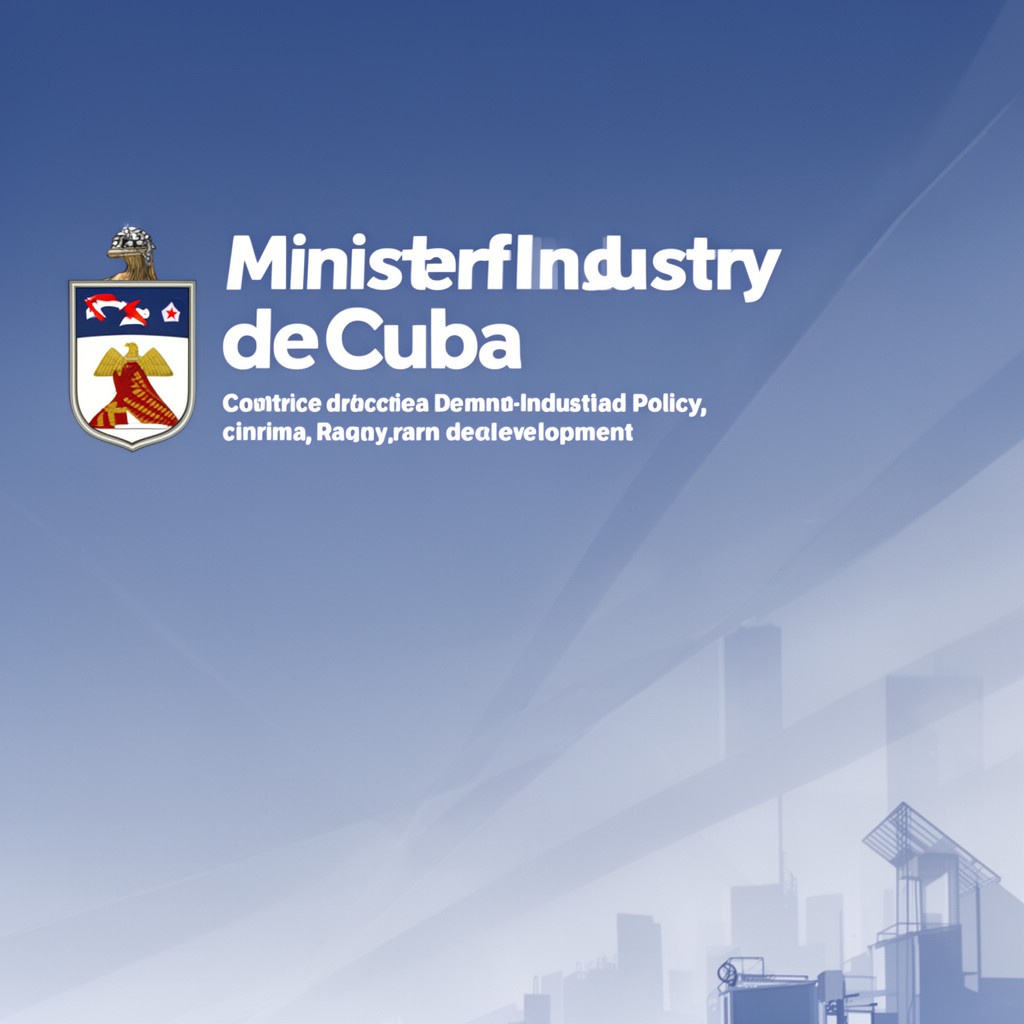 AI-generated illustration of Minister of Industry of Cuba