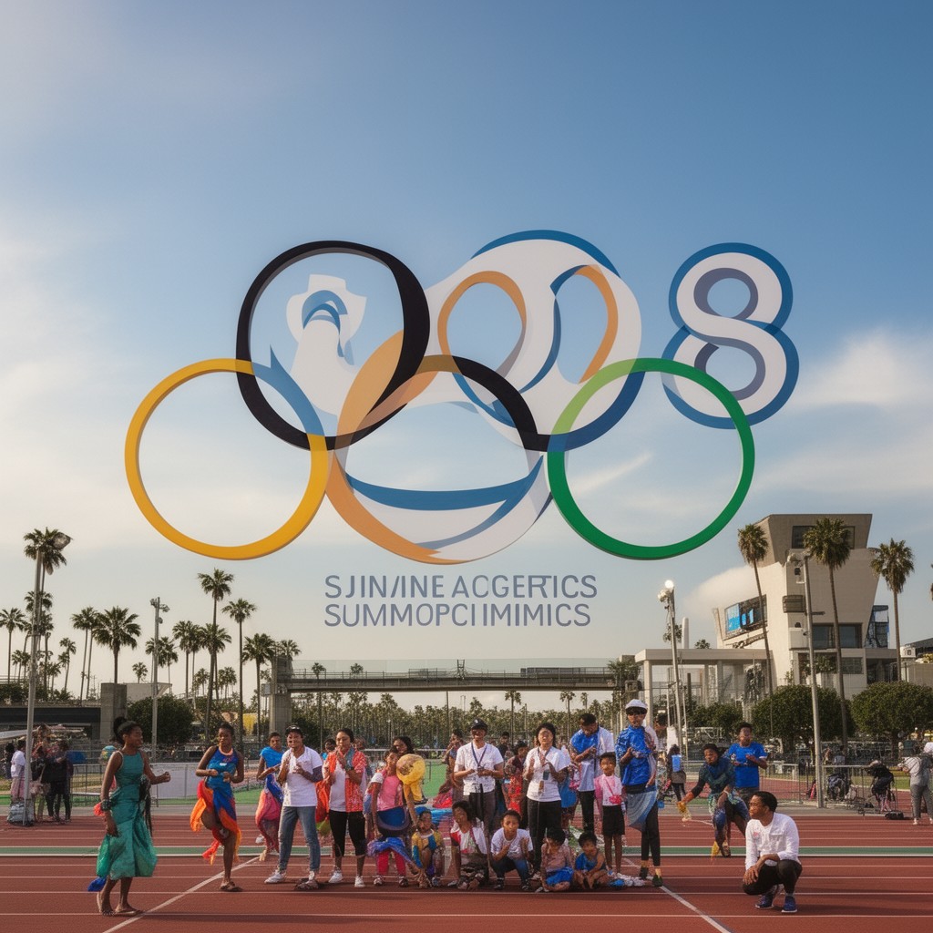 AI-generated illustration of 2028 Summer Olympics