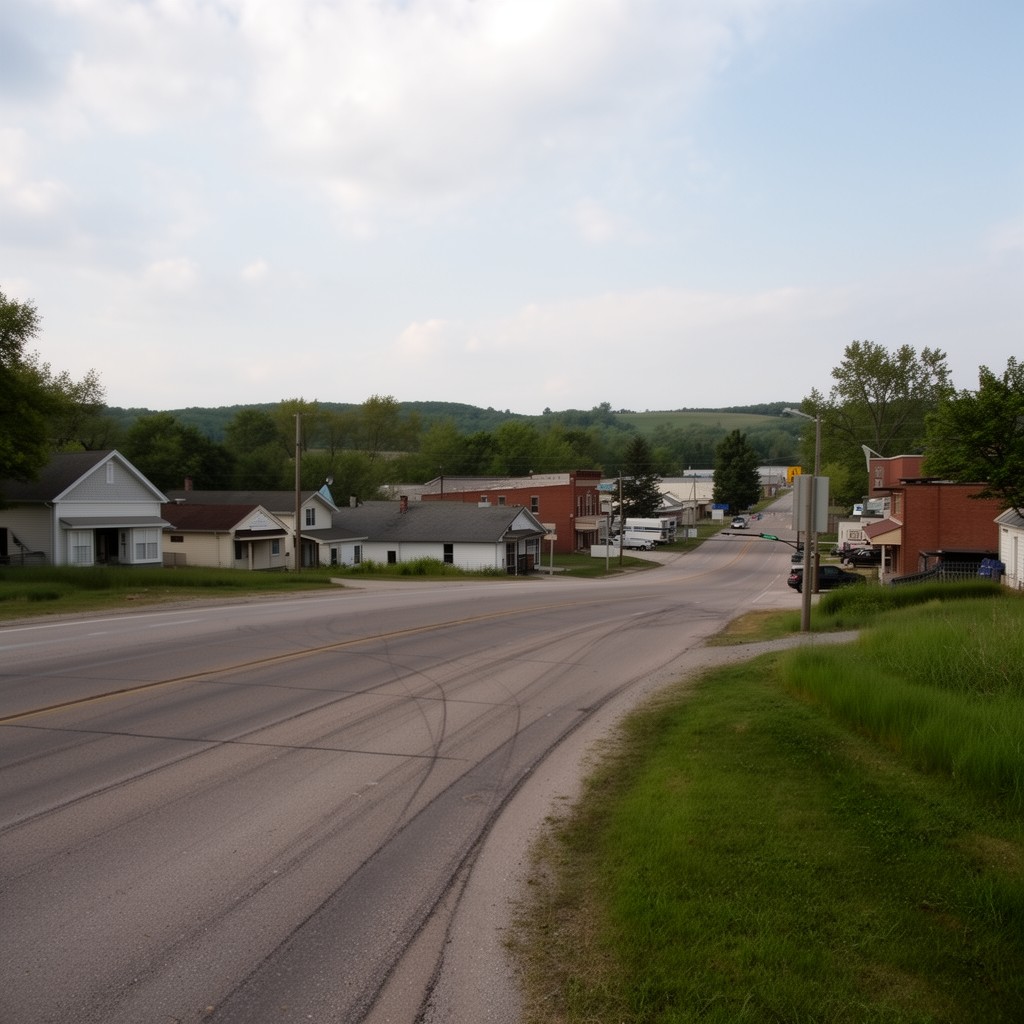 AI-generated illustration of Stanwood, Iowa