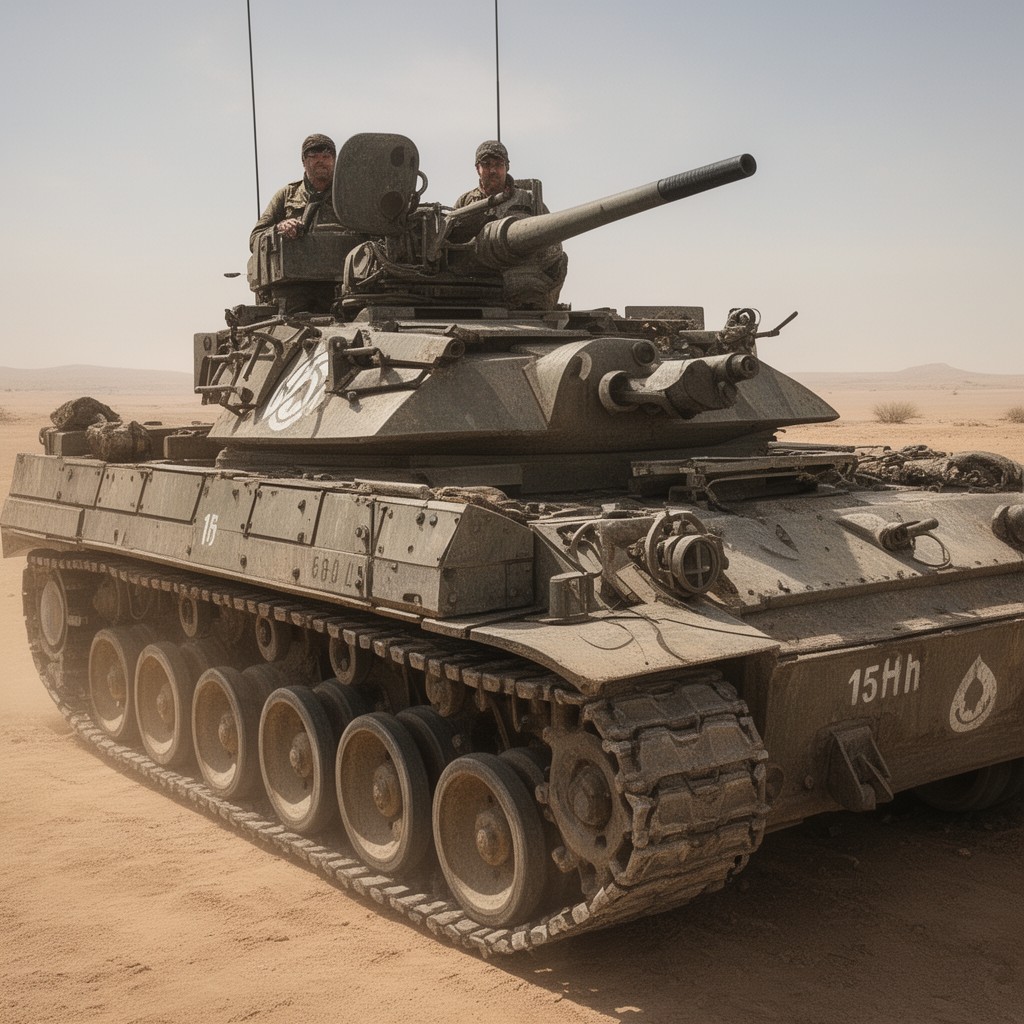 AI-generated illustration of 15th Panzer Division