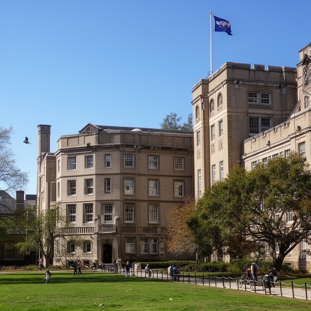 AI-generated illustration of Trinity College