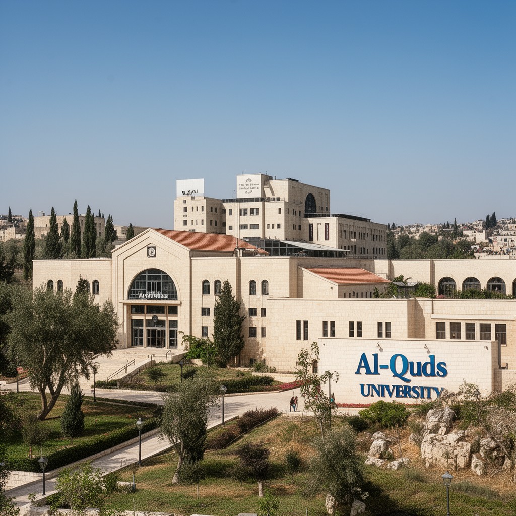 AI-generated illustration of Al-Quds University