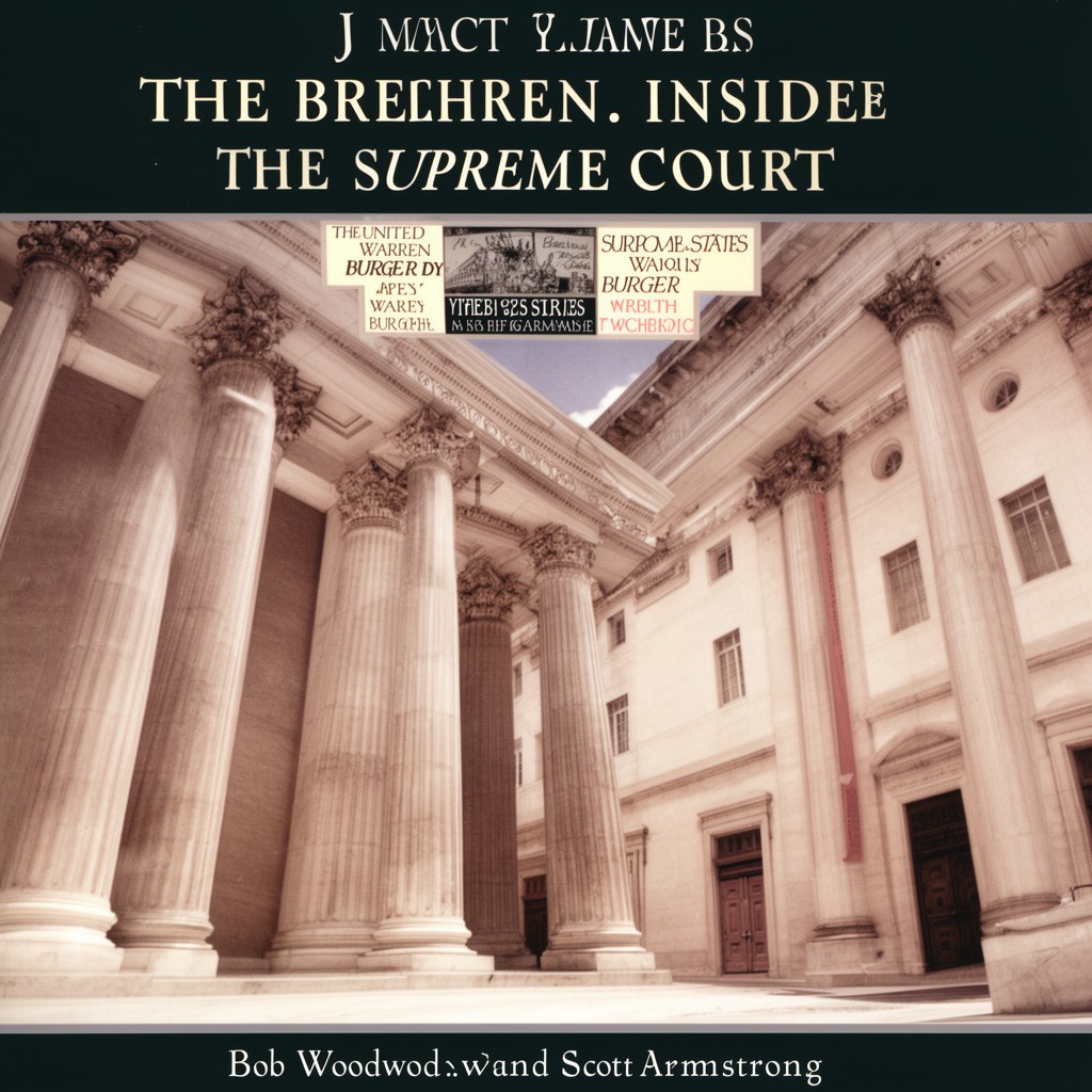 AI-generated illustration of The Brethren: Inside the Supreme Court