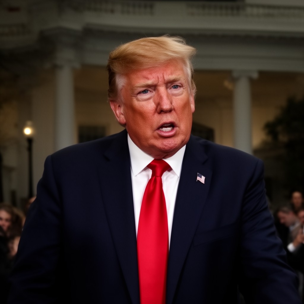 AI-generated illustration of Fear: Trump in the White House