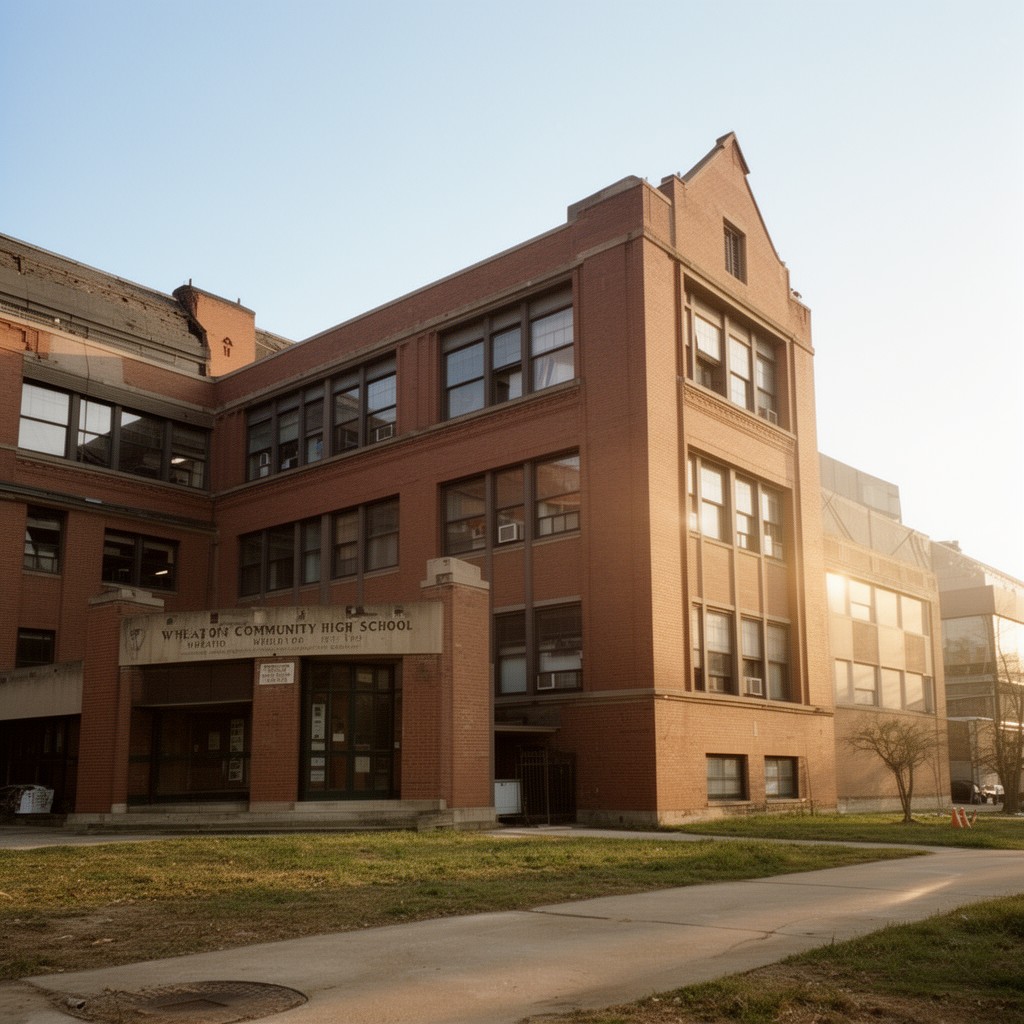 AI-generated illustration of Wheaton Community High School