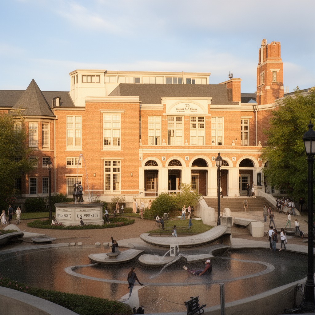 AI-generated illustration of Eastern Illinois University