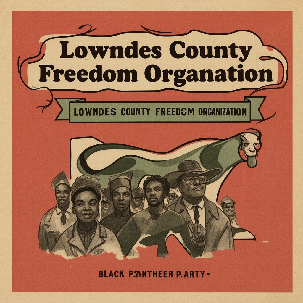 AI-generated illustration of Lowndes County Freedom Organization
