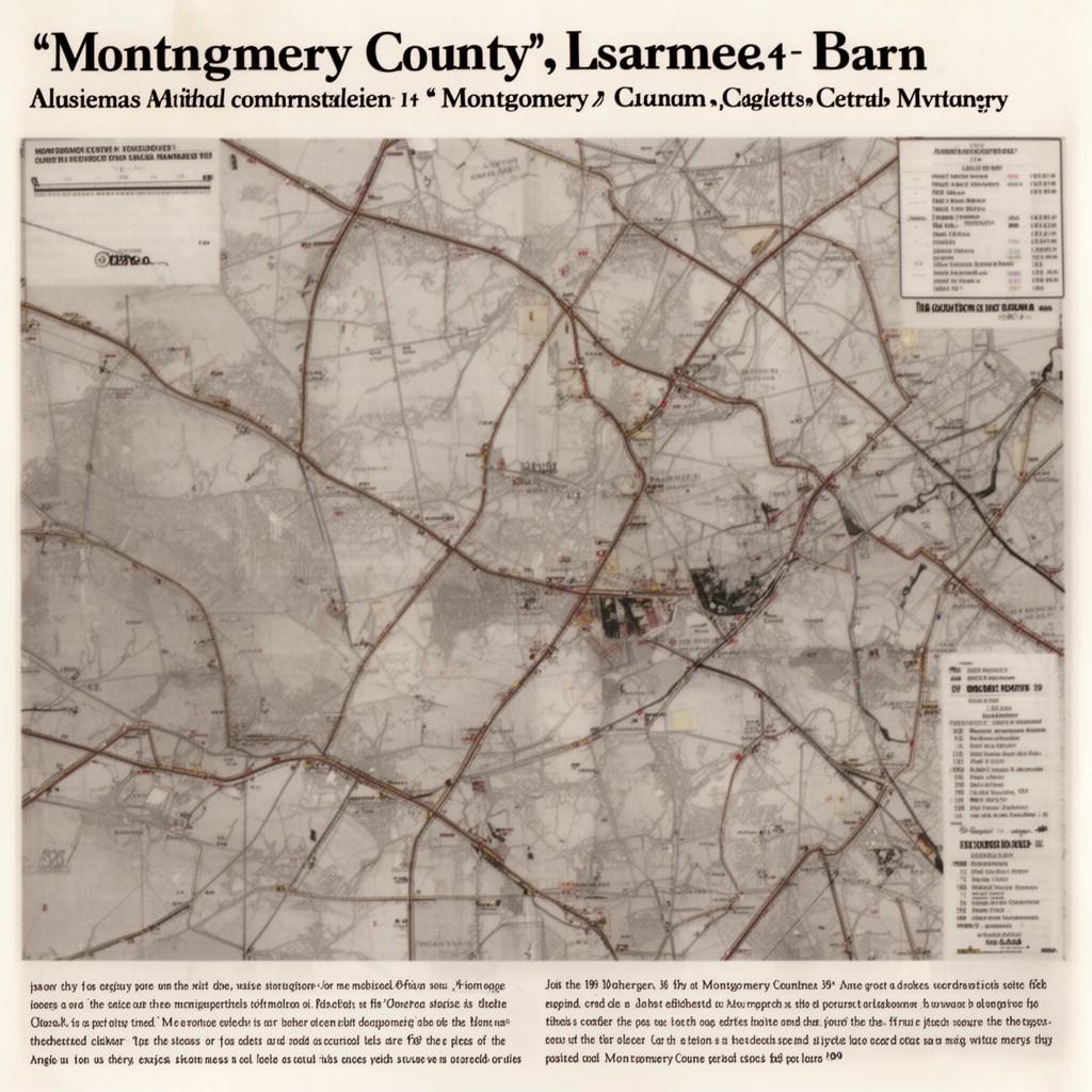 AI-generated illustration of Montgomery County, Alabama