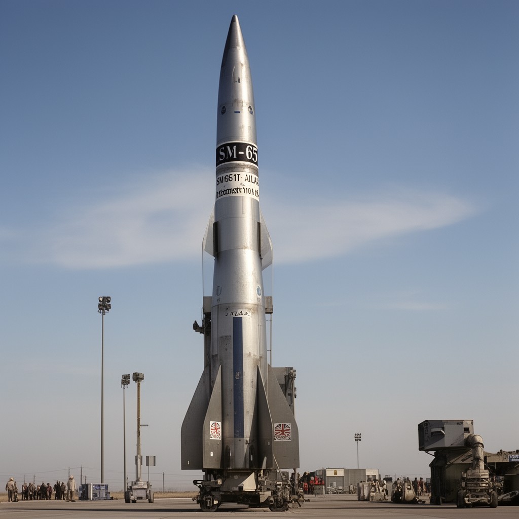 AI-generated illustration of SM-65 Atlas