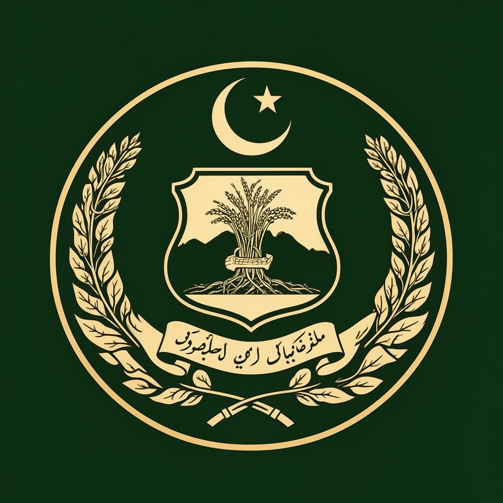 AI-generated illustration of Emblem of Pakistan