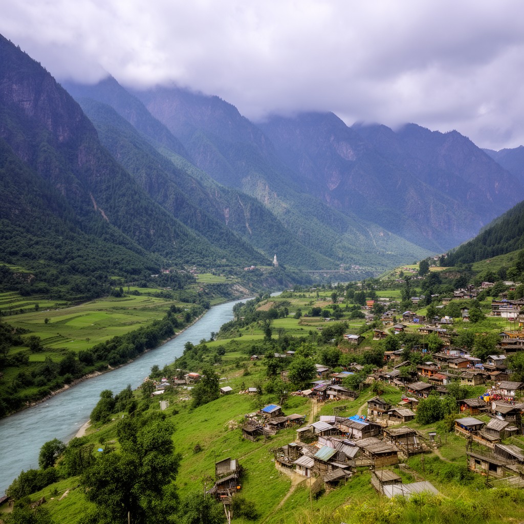 AI-generated illustration of Swat Valley