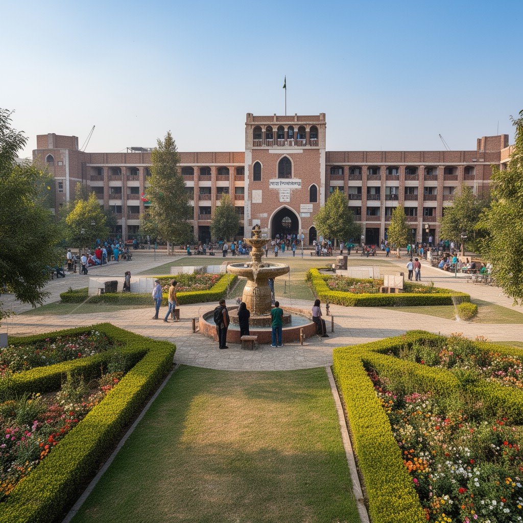 AI-generated illustration of University of Peshawar