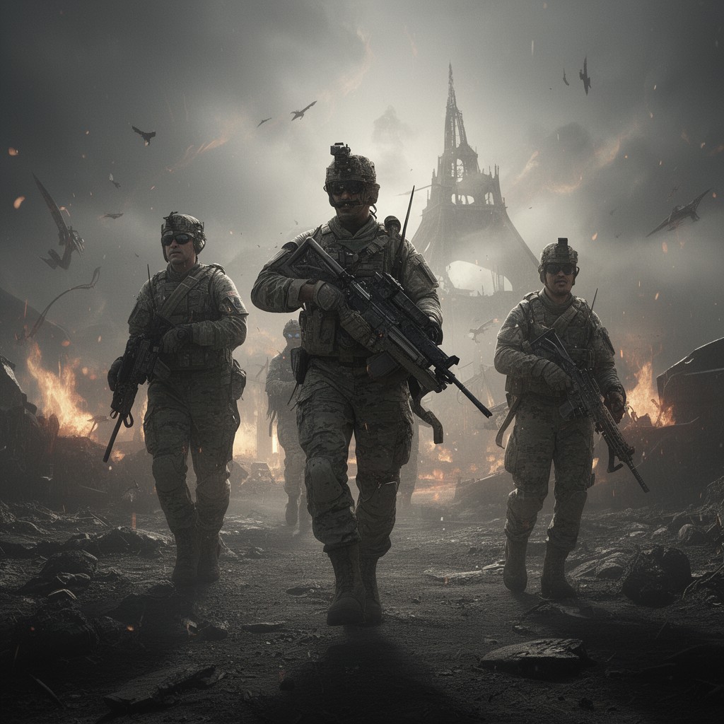 AI-generated illustration of Call of Duty