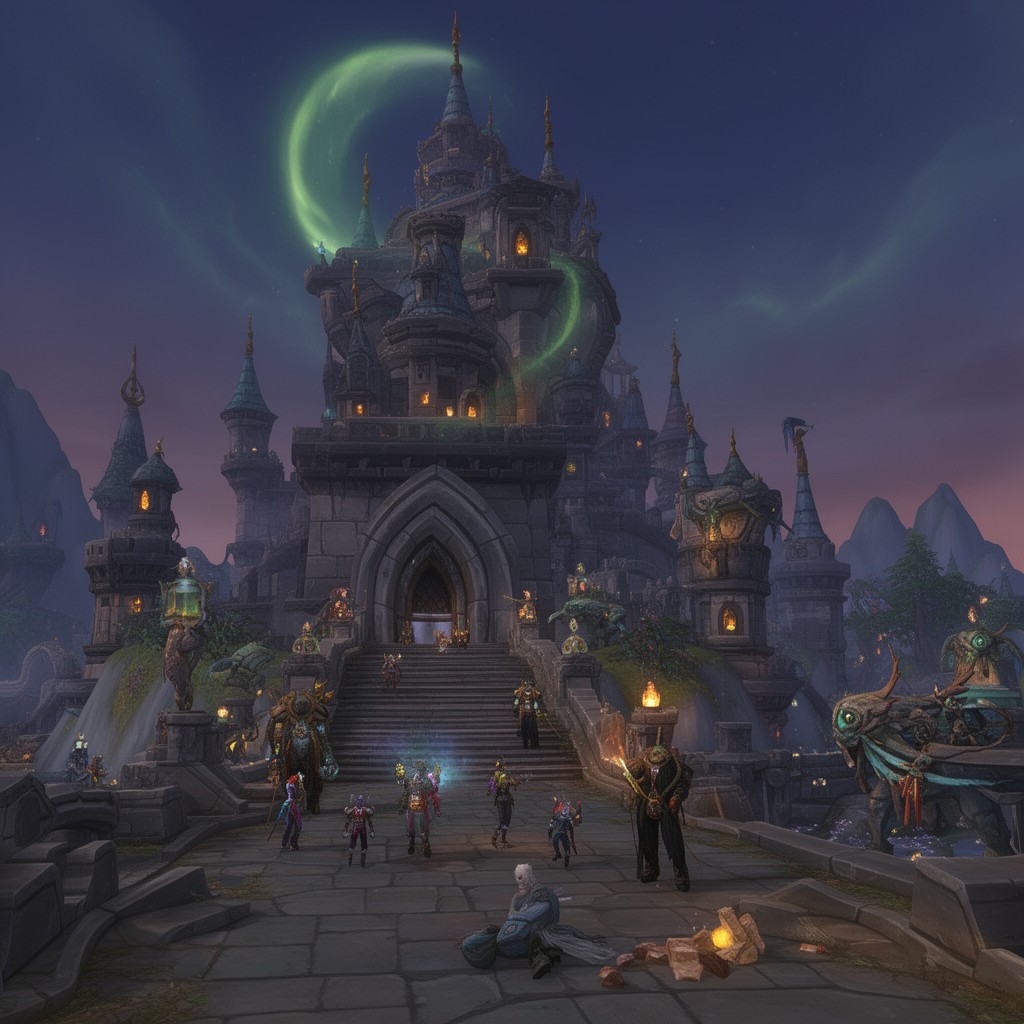 AI-generated illustration of World of Warcraft