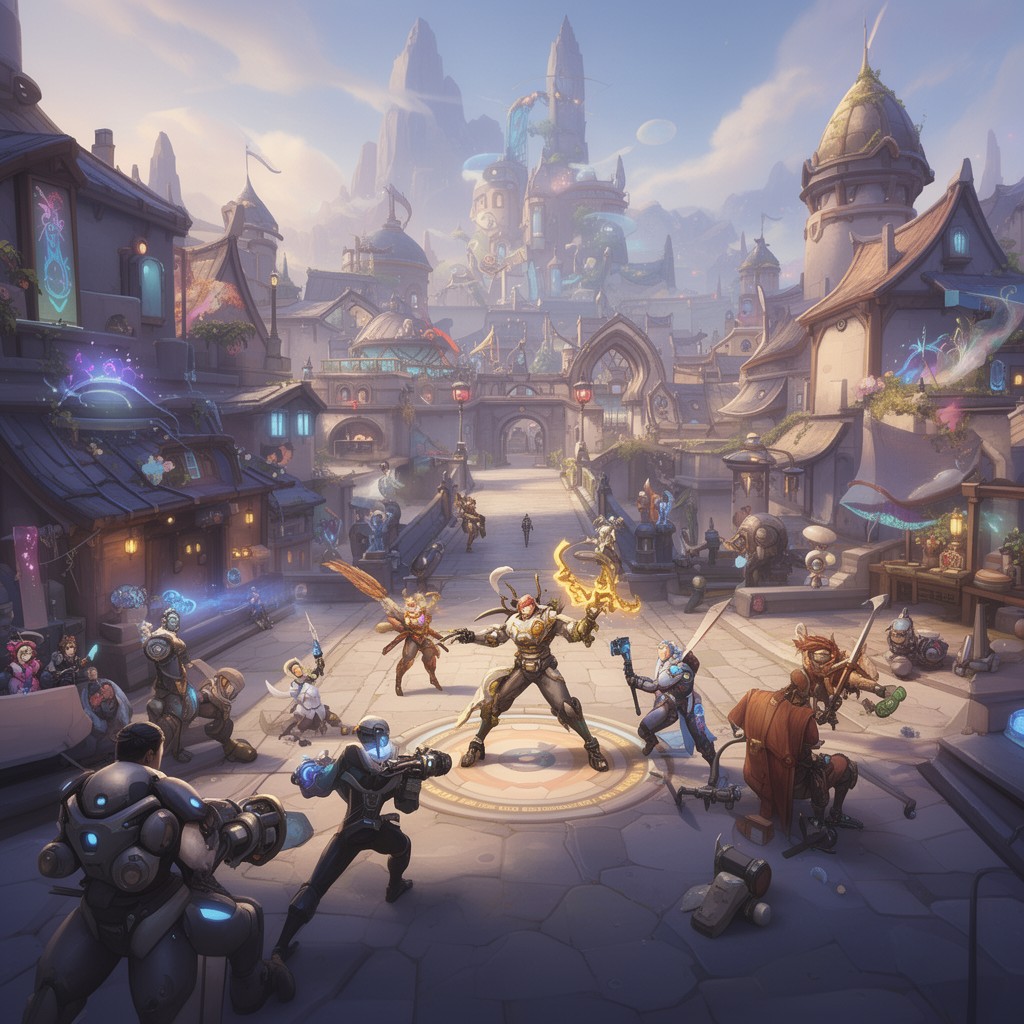 AI-generated illustration of Overwatch