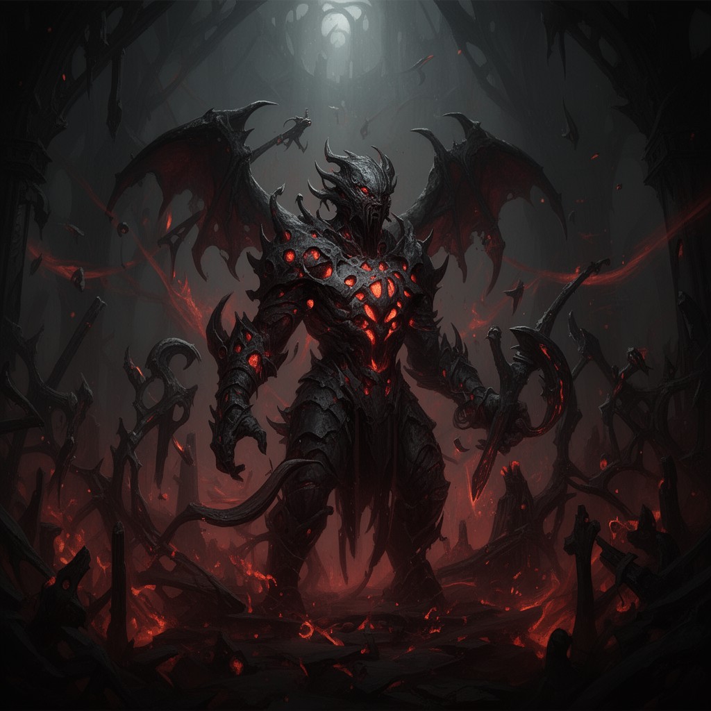 AI-generated illustration of Diablo