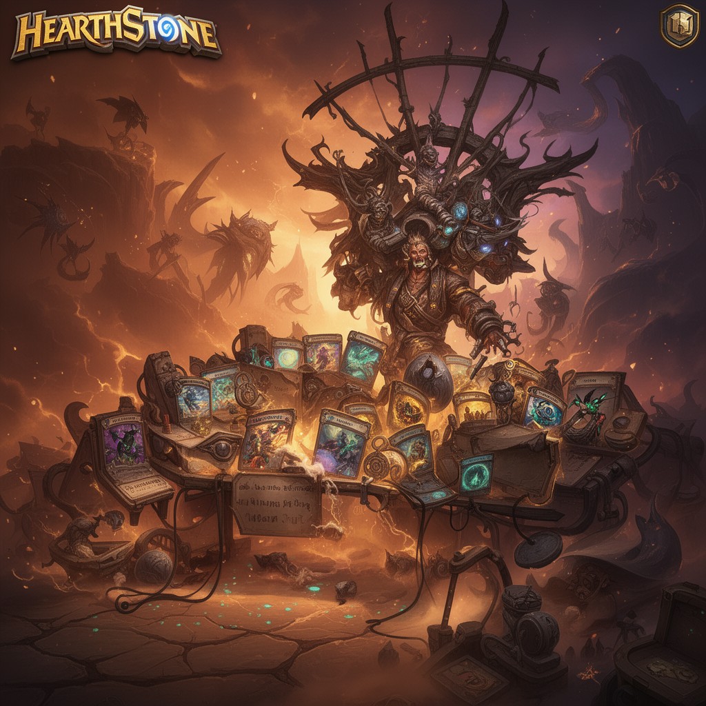 AI-generated illustration of Hearthstone