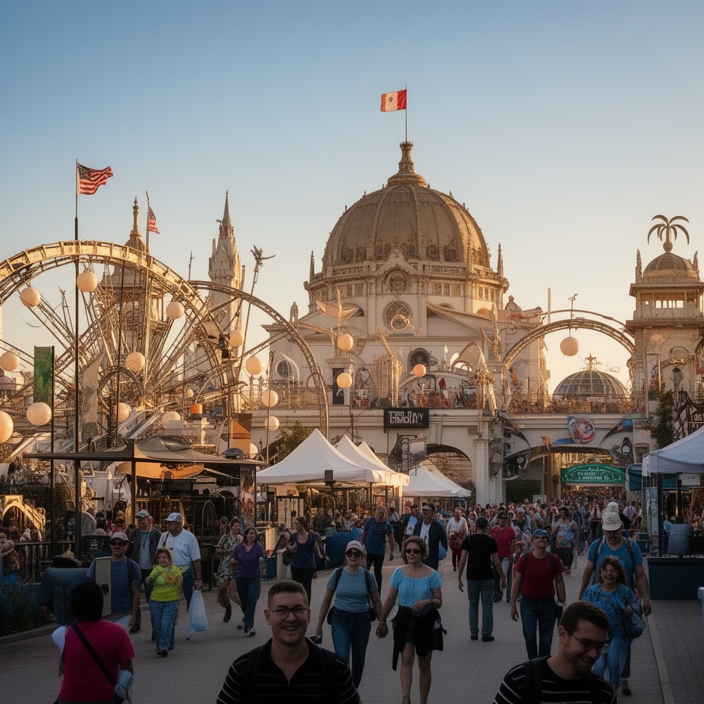 AI-generated illustration of world's fair