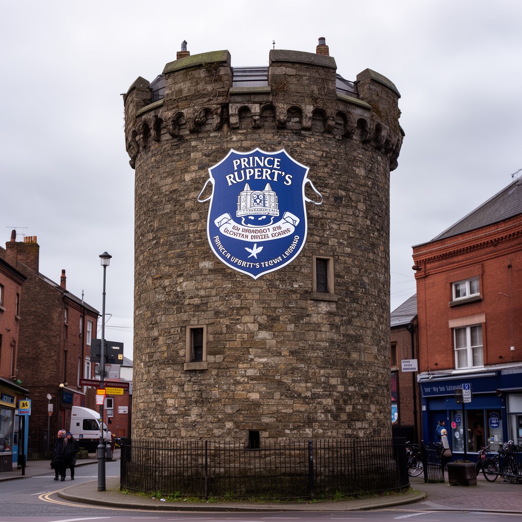 AI-generated illustration of Prince Rupert's Tower