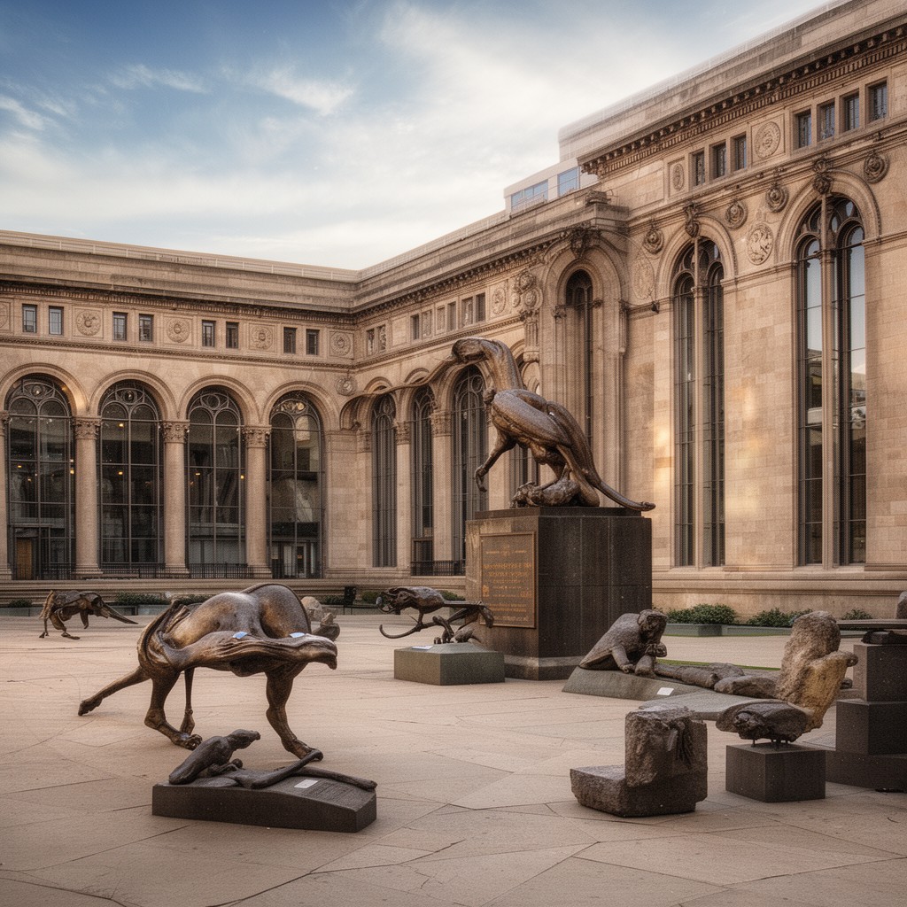 AI-generated illustration of Manchester Museum