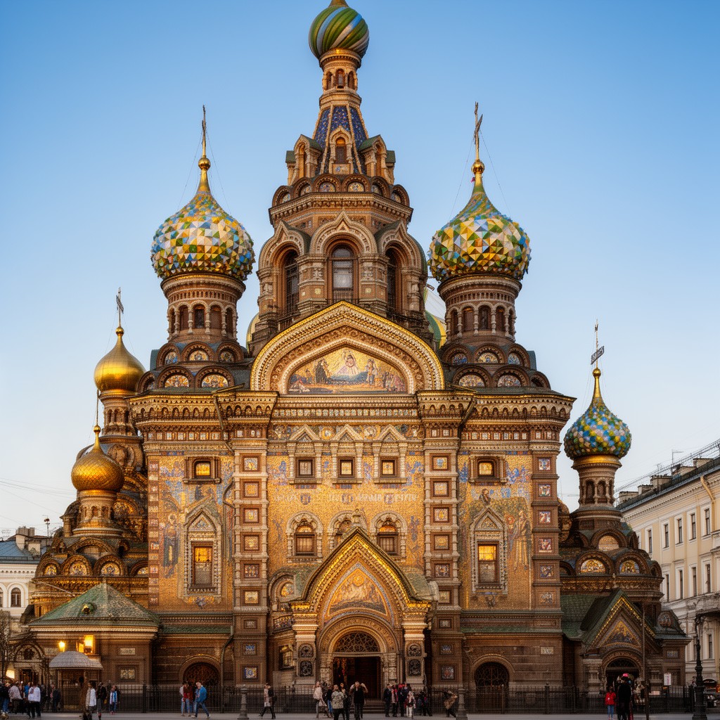 AI-generated illustration of Church of the Resurrection of Jesus Christ