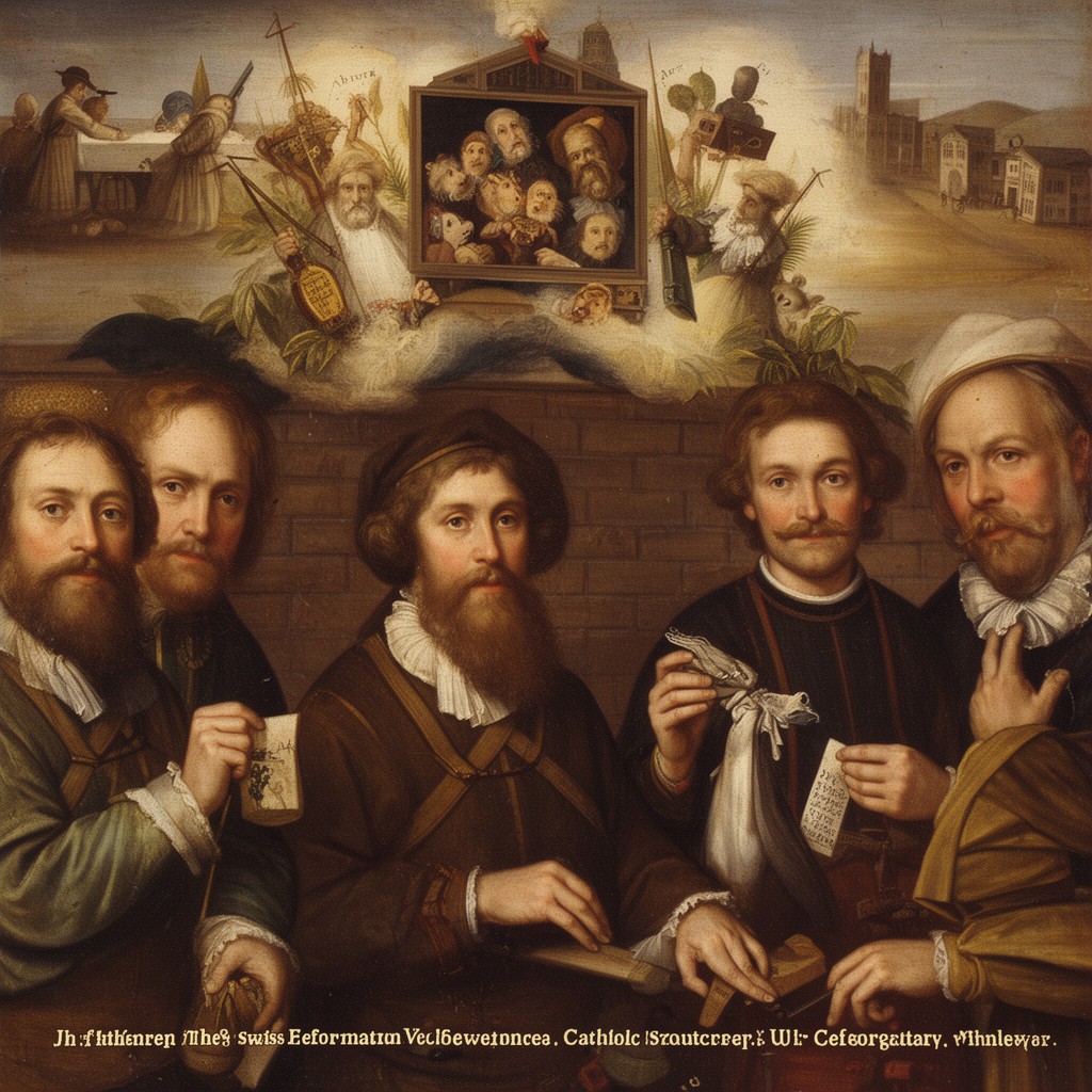 AI-generated illustration of Swiss Reformation