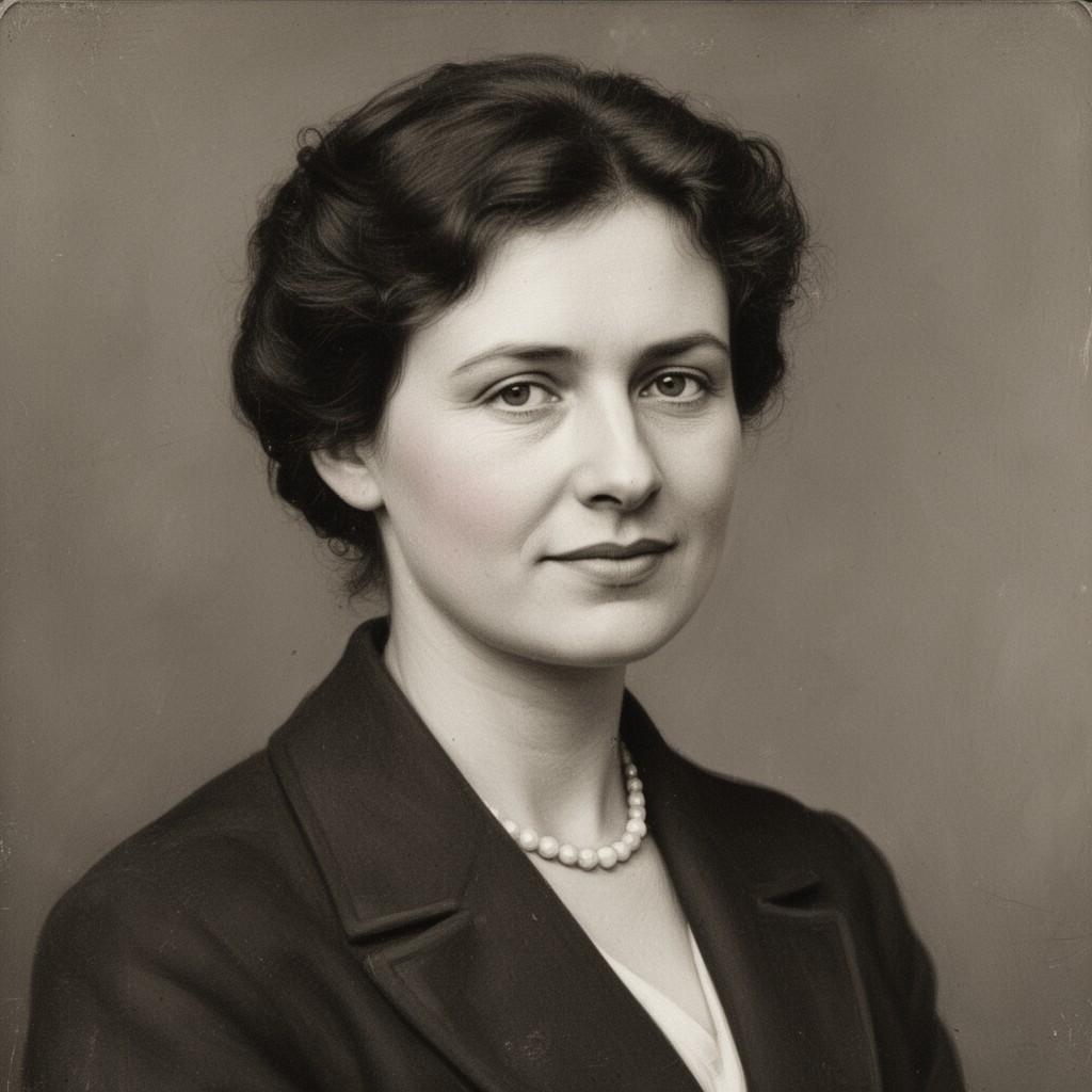 AI-generated illustration of Maria Piłsudska