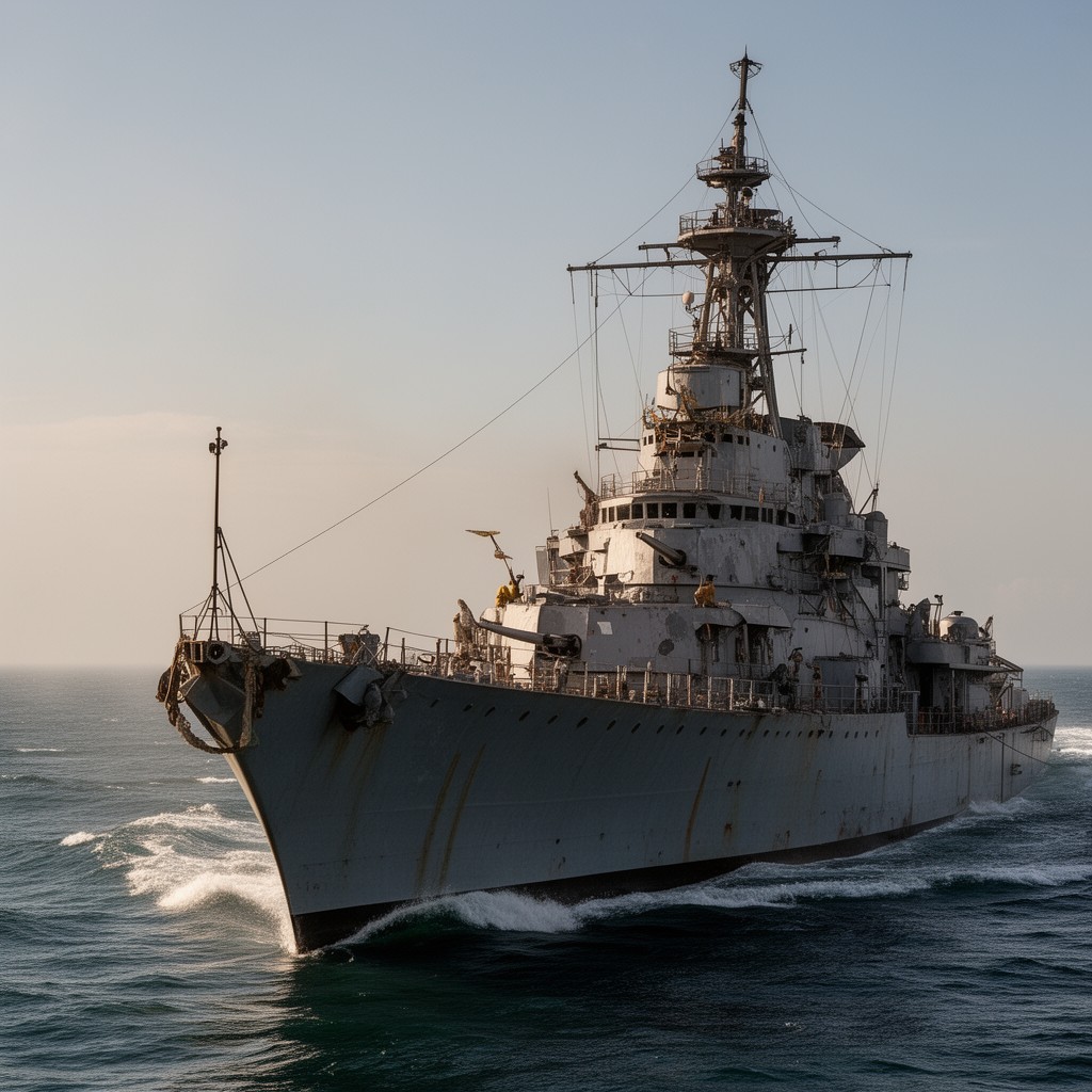 AI-generated illustration of HMS Ajax