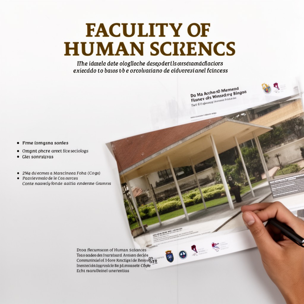 AI-generated illustration of Faculty of Human Sciences