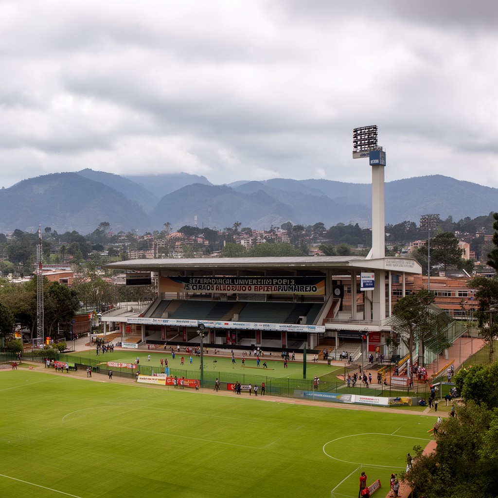 AI-generated illustration of Estadio Alfonso López Pumarejo
