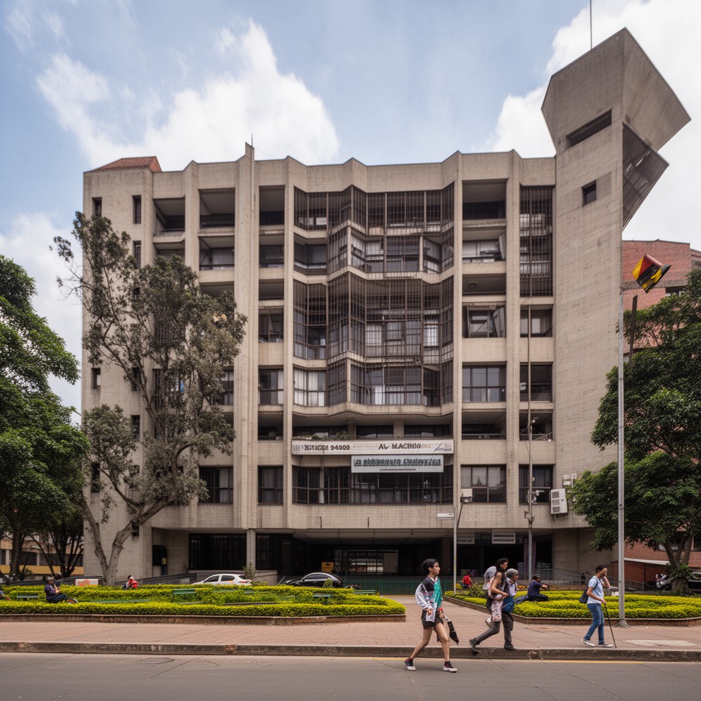 AI-generated illustration of Edificio Uriel Gutiérrez