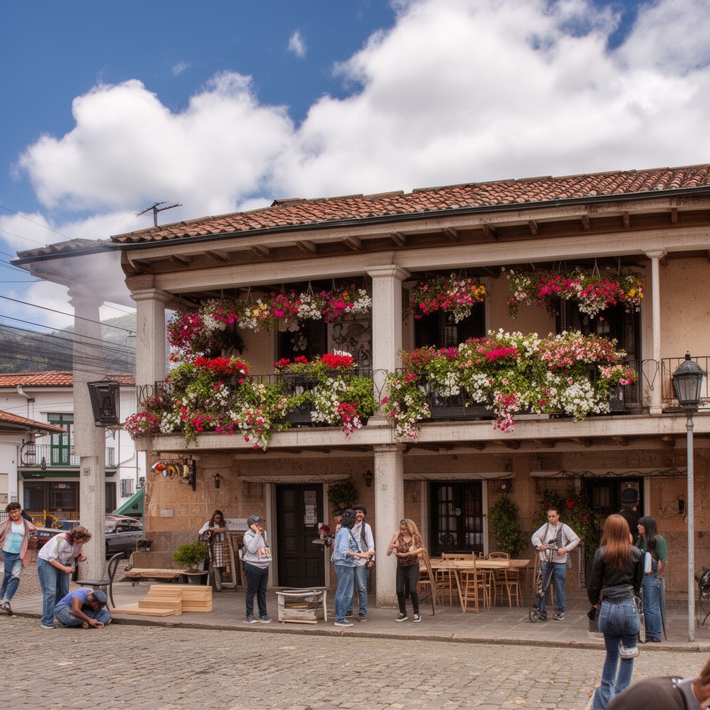 AI-generated illustration of Casa del Florero