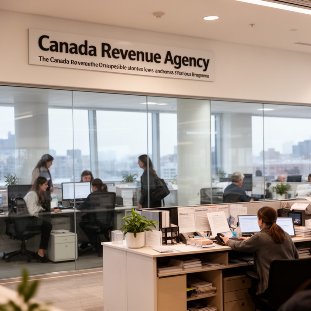 AI-generated illustration of Canada Revenue Agency