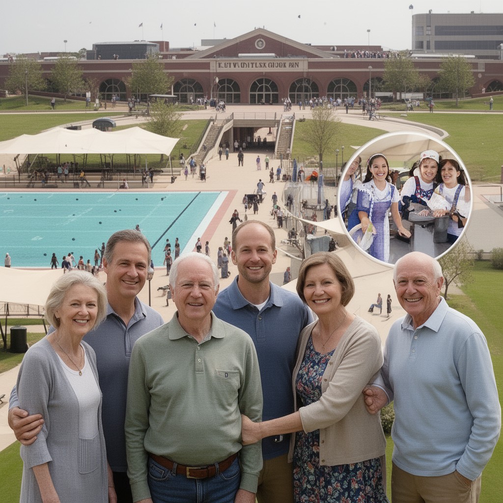 AI-generated illustration of Spieker family