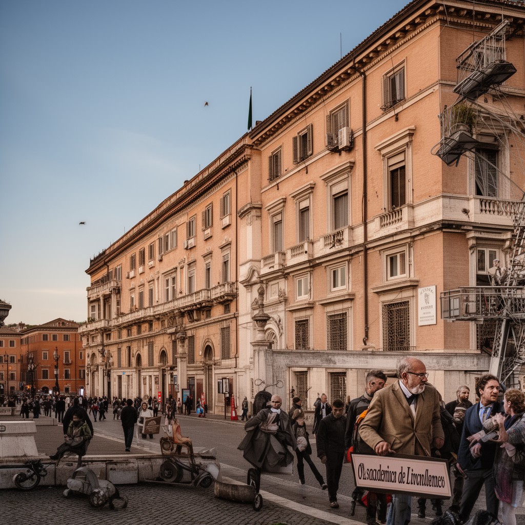 AI-generated illustration of Accademia dei Lincei