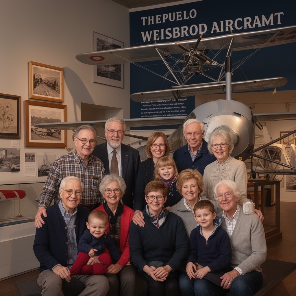 AI-generated illustration of Weisbrod family