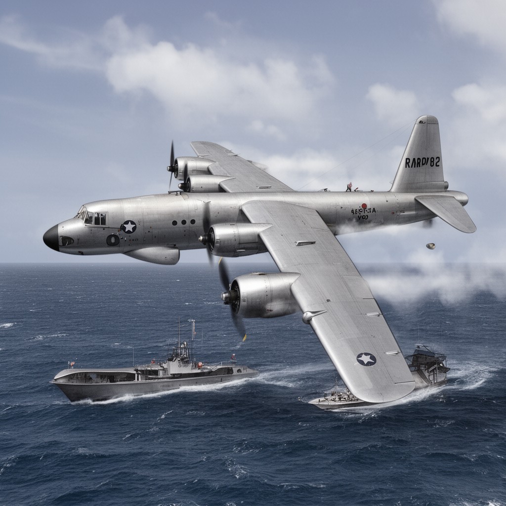 AI-generated illustration of Lockheed P-2 Neptune